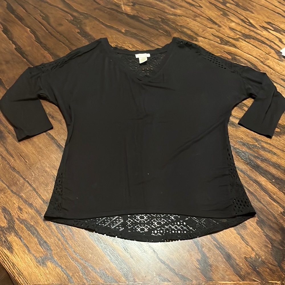 Cache Knit Back Top - image 1